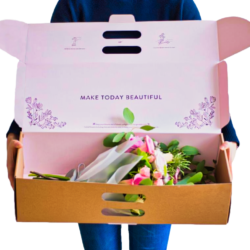 Flower box packaging