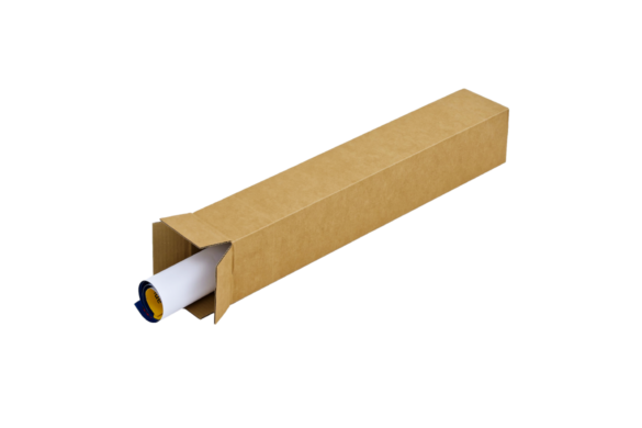 Point of Sale pack cardboard tube with rolled-up poster inside Main