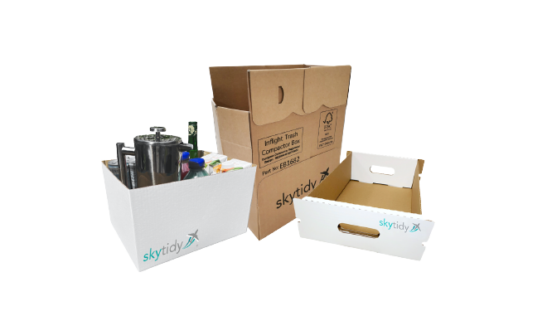 Bespoke airline trash compactor cardboard box manufacturer